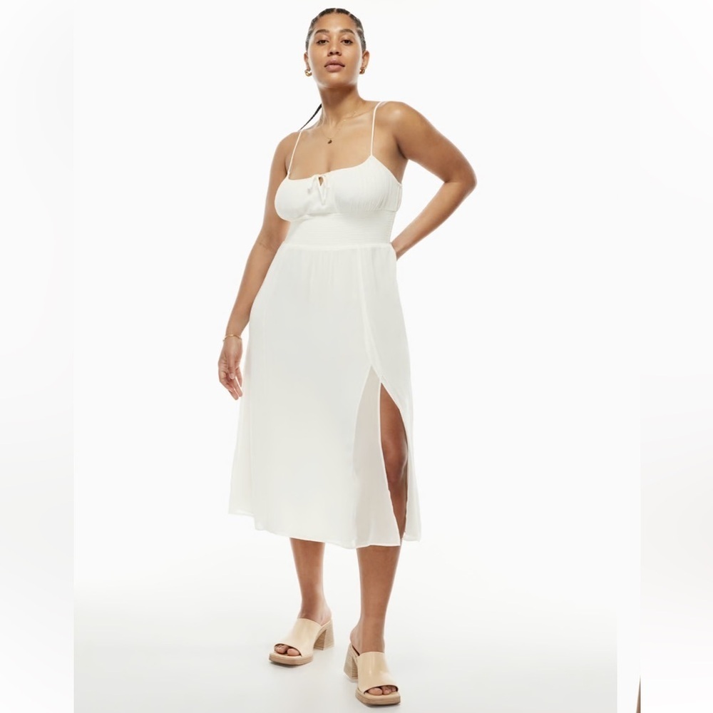 Aritzia Genoa dress in white